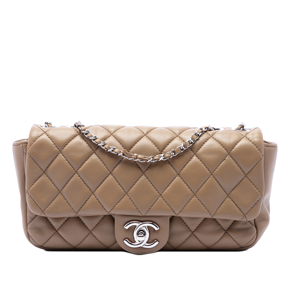 Pre-Loved Chanel Medium Quilted Lambskin Coco Rain Flap